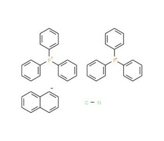 trans-Chloro(1-naphthyl)bis(triphenylphosphine)-nickel (CAS 54806-25-6) - chemical structure image
