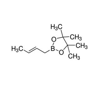 trans-Crotylboronic acid pinacol ester (CAS 69611-02-5) - chemical structure image