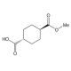 trans-Cyclohexane-1,4-dicarboxylic acid monomethyl ester (CAS 15177-67-0) - chemical structure image