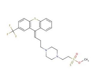 trans-(E)-Flupentixol Methanethiosulfonate - chemical structure image