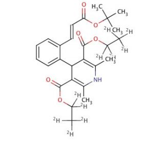 trans Lacidipine-d10 - chemical structure image