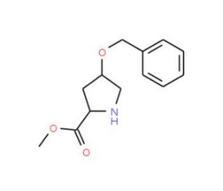 Trans Methyl O-benzyl-L-4-hydroxyproline (CAS 113490-76-9) - chemical structure image
