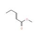 trans-Methyl pent-2-enoate 的分子结构, CAS编号: 15790-88-2 trans-Methyl pent-2-enoate (CAS 15790-88-2) - chemical structure image