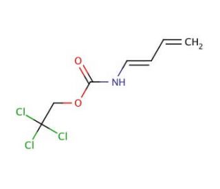 trans-N-(1E)-1,3-Butadien-1-yl-carbamic Acid 2,2,2-Trichloroethyl Ester - chemical structure image