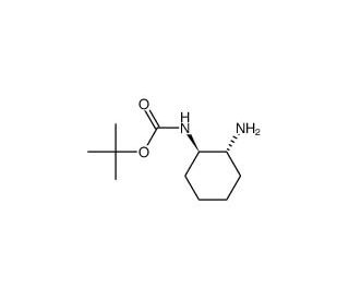 trans-N-Boc-1,2-Cyclohexanediamine (CAS 137731-41-0) - chemical structure image