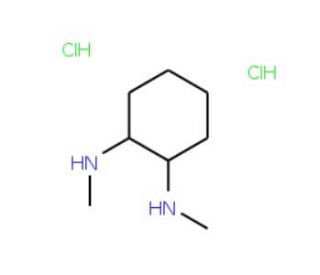 trans-N,N&prime;-Dimethyl-1,2-diaminocyclohexane dihydrochloride (CAS 473918-41-1) - chemical structure image