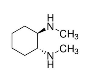 trans-N,N&prime;-Dimethylcyclohexane-1,2-diamine (CAS 67579-81-1) - chemical structure image