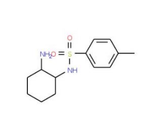 trans-N-p-tolylsulfonyl-1,2-diaminocyclohexane (CAS 58825-94-8) - chemical structure image