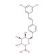 trans Resveratrol 4′-O-β-D-Glucuronide (CAS 387372-20-5) - chemical structure image