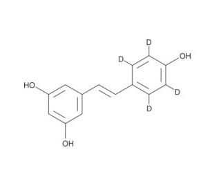 trans-Resveratrol-d4 (CAS 1089051-56-8) - chemical structure image