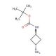 trans-tert-butyl 3-aminocyclobutylcarbamate (CAS 871014-19-6) - chemical structure image