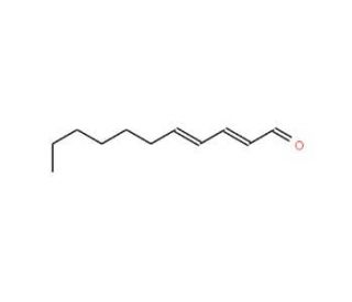 trans,trans-2,4-Undecadienal, remainder mainly trans,cis isomer (CAS 30361-29-6) - chemical structure image