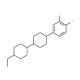 trans,trans-4-(3,4-Difluorophenyl)-4′-ethyl-bicyclohexyl (CAS 118164-50-4) - chemical structure image