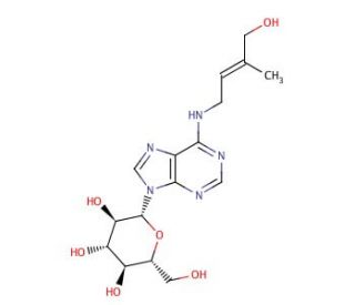 trans-Zeatin glucoside (CAS 51255-96-0) - chemical structure image