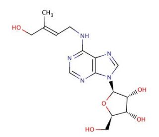 trans-Zeatin Riboside (CAS 6025-53-2) - chemical structure image