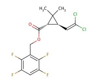 Transfluthrin (CAS 118712-89-3) - chemical structure image