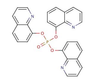 Tri(8-quinolyl) phosphate (CAS 52429-99-9) - chemical structure image