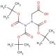 Tri-Boc-hydrazinoacetic acid (CAS 261380-41-0) - chemical structure image