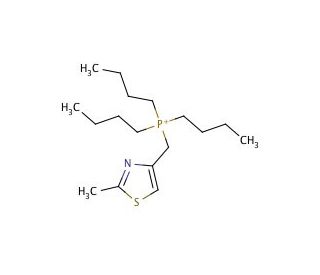 Tri-N-butyl[(2-methyl-1,3-thiazol-4-yl)methyl]phosphonium Chloride (CAS 211919-65-2) - chemical structure image