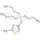 Tri-N-butyl[(2-methyl-1,3-thiazol-4-yl)methyl]phosphonium Chloride (CAS 211919-65-2) - chemical structure image