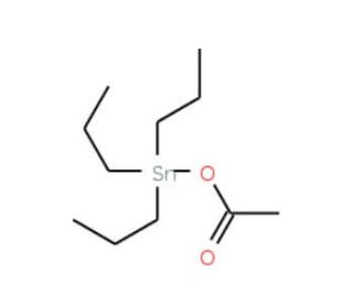Tri-n-propyltin acetate (CAS 3267-78-5) - chemical structure image