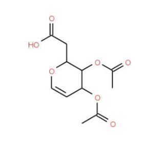tri-O-acetyl-D-[2-13C]glucal (CAS 478529-36-1) - chemical structure image