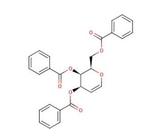 Tri-O-benzoyl-D-galactal (CAS 34948-79-3) - chemical structure image