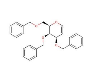 Tri-O-benzyl-D-galactal (CAS 80040-79-5) - chemical structure image