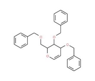 Tri-O-benzyl-D-glucal (CAS 55628-54-1) - chemical structure image