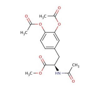 Triacetyl D-DOPA, Methyl Ester - chemical structure image