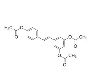 Triacetylresveratrol (CAS 42206-94-0) - chemical structure image