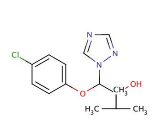 Triadimenol (CAS 55219-65-3) - chemical structure image