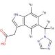 Triazolomethylindole-3-acetic Acid-d5 - chemical structure image