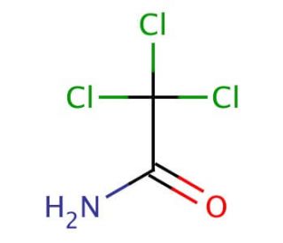 Trichloroacetamide (CAS 594-65-0) - chemical structure image