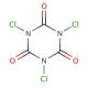 Trichloroisocyanuric acid (CAS 87-90-1) - chemical structure image
