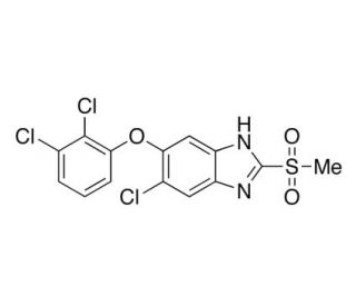 Triclabendazole Sulfone - chemical structure image