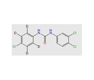 Triclocarban-d4 (4-chlorophenyl-d4) - chemical structure image