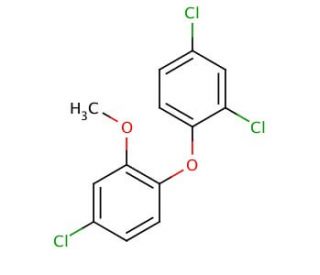 Triclosan Methyl Ether (CAS 4640-01-1) - chemical structure image