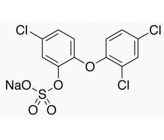 Triclosan O-Sulfate Sodium Salt (CAS 68508-18-9) - chemical structure image