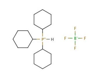 Tricyclohexylphosphine tetrafluoroborate (CAS 58656-04-5) - chemical structure image