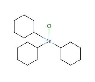 Tricyclohexyltin chloride (CAS 3091-32-5) - chemical structure image
