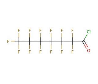 Tridecafluoroheptanoyl chloride (CAS 52447-22-0) - chemical structure image
