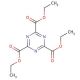 Triethyl 1,3,5-triazine-2,4,6-tricarboxylate (CAS 898-22-6) - chemical structure image
