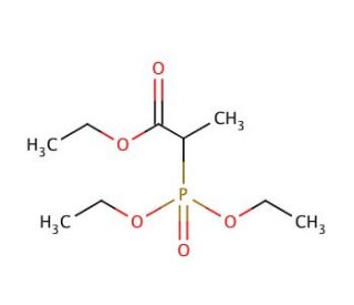 Triethyl 2-phosphonopropionate (CAS 3699-66-9) - chemical structure image