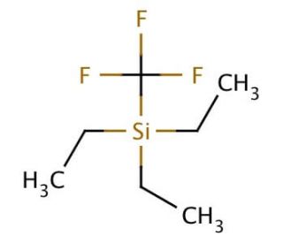 Triethyl(trifluoromethyl)silane (CAS 120120-26-5) - chemical structure image