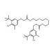 Triethylene glycol bis(3-tert-butyl-4-hydroxy-5-methylphenyl)propionate (CAS 36443-68-2) - chemical structure image