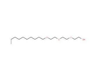 Triethylene glycol monodecyl ether (CAS 4669-23-2) - chemical structure image