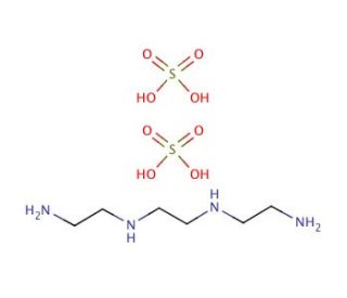 Triethylenetetramine disulfate salt dihydrate (CAS 25291-67-2) - chemical structure image