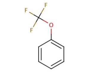 (Trifluoromethoxy)benzene (CAS 456-55-3) - chemical structure image