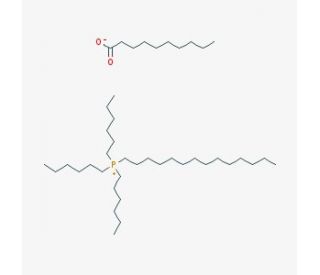 Trihexyltetradecylphosphonium decanoate (CAS 465527-65-5) - chemical structure image